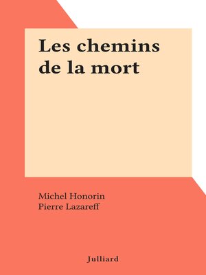 cover image of Les chemins de la mort